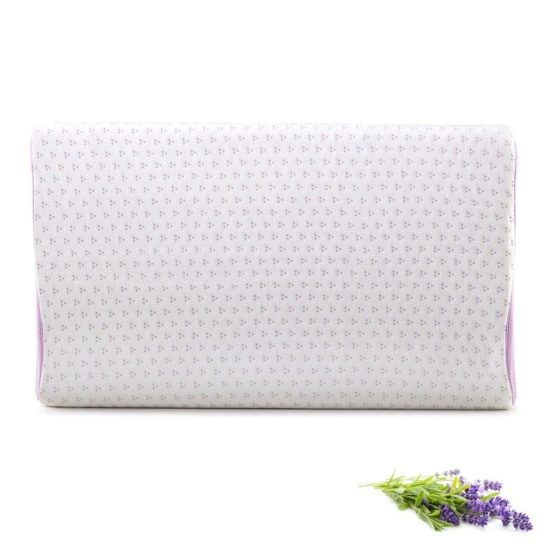 Anatomski jastuk od memorijske pjene Vitapur Family Lavender Memory - 30x50x7/9 cm