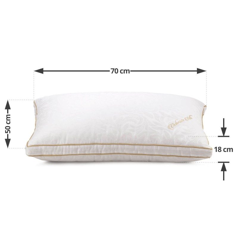 Viši svileni klasični jastuk Vitapur Victoria's Silk - 50x70 cm