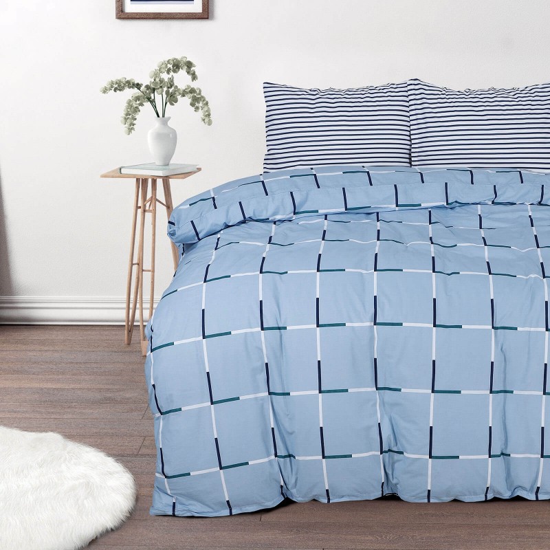 Vrijeme je za potpuno uživanje u modernim pamučnim posteljinama! Posteljina Good Time od renforce platna, mekane tkanine, jednostavne za održavanje. Neka vas oduševi moderan dizajn za udoban i ugodan san. Posteljina je periva na 40 °C.