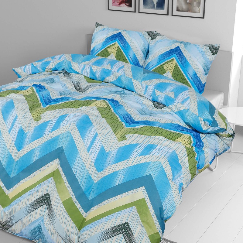 Vrijeme je za potpuno uživanje u modernim pamučnim posteljinama! Posteljina Ava od renforce platna, mekane tkanine, jednostavne za održavanje. Neka vas oduševi moderan dizajn s uzorkom crta za udoban i ugodan san. Posteljina je periva na 40 °C.