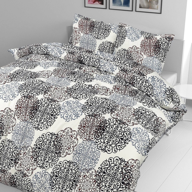 Vrijeme je za potpuno uživanje u modernim pamučnim posteljinama! Posteljina Desire od renforce platna, mekane tkanine, jednostavne za održavanje. Neka vas oduševi moderan dizajn s ornamentalnim uzorkom za udoban i ugodan san. Posteljina je periva na 40 °C.