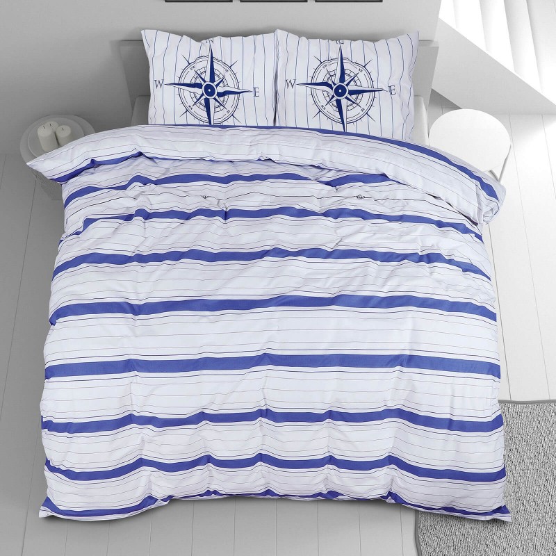 Pamučna posteljina Svilanit Nautic Stripes