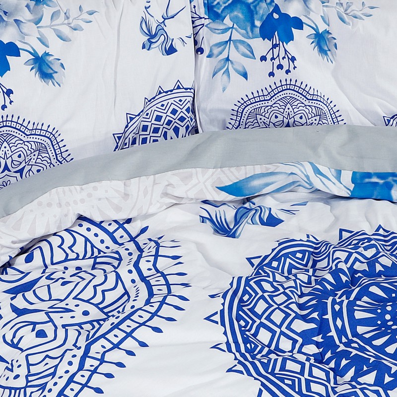 Pamučna posteljina Svilanit Blue Mandala