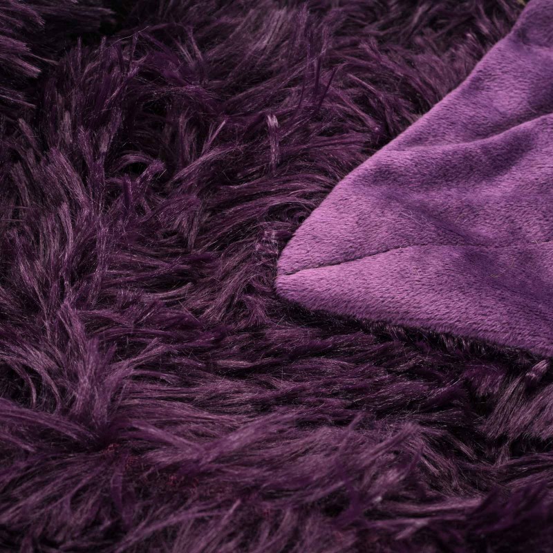 Dekorativni pokrivač Vitapur Fluffy – ljubičasti