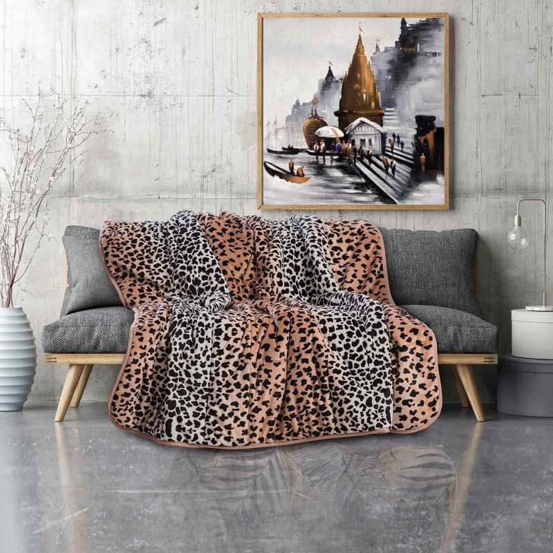 Dekorativni pokrivač Vitapur SoftTouch 4u1 - leopard uzorak