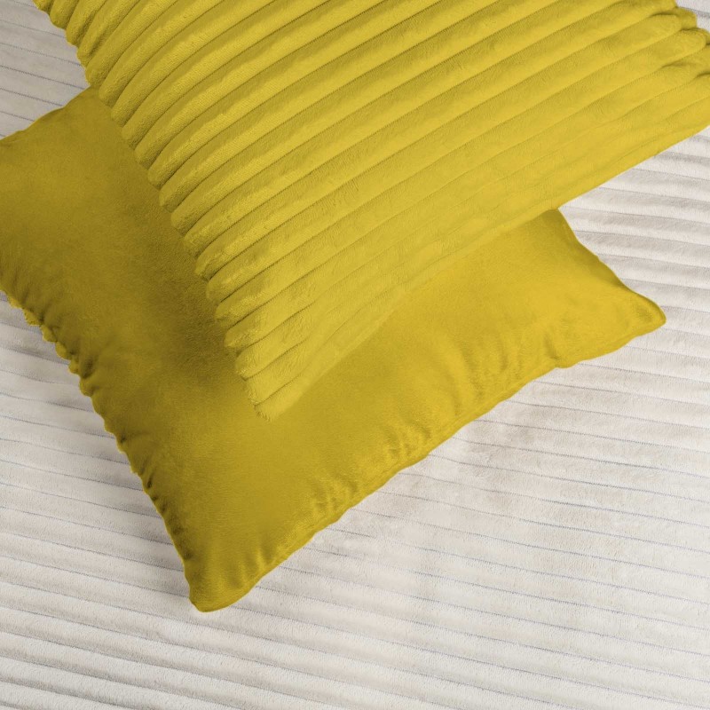 Set jastučnica za dekorativni jastuk Svilanit Dream Velvet - žuta