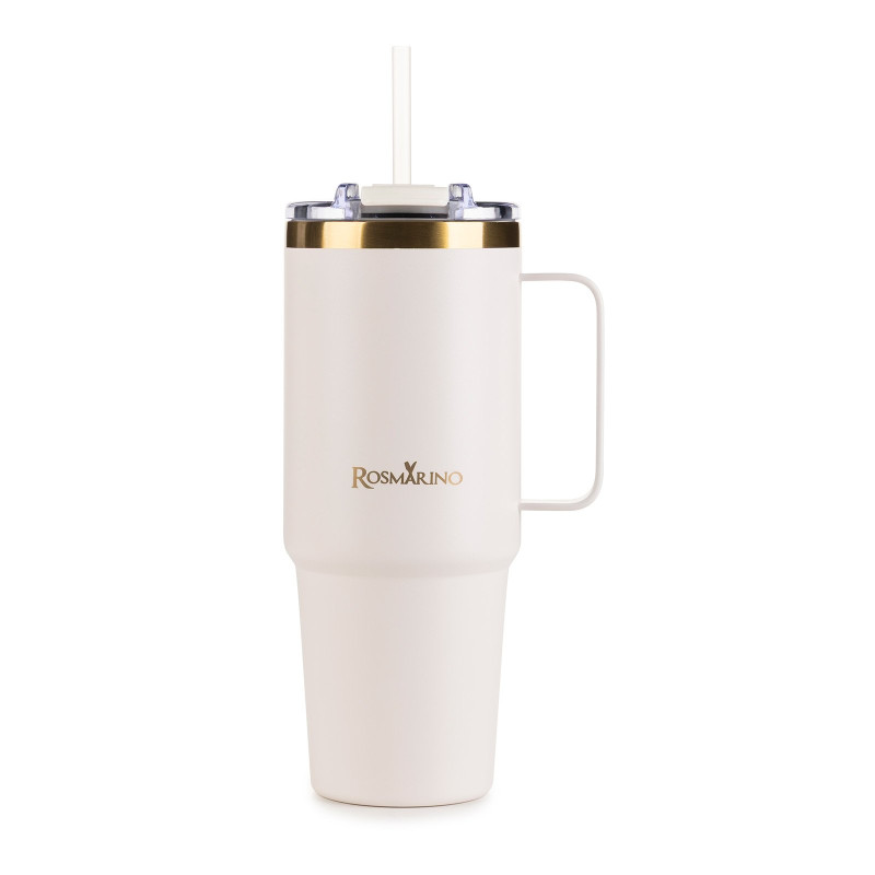 Termos boca Rosmarino MegaCup Gold 870 ml – bež-zlatna