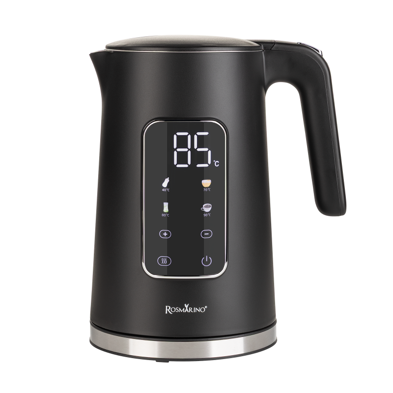 Kuhalo za vodu s regulacijom temperature Rosmarino ThermoTouch PRO Series 5-u-1 – 1,7 L