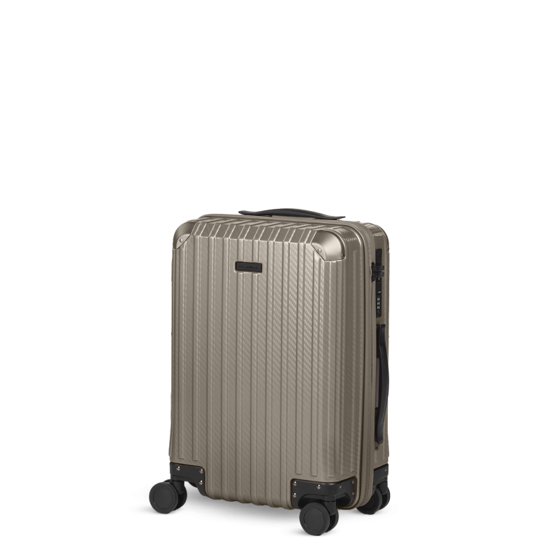 Kabinski putni kofer sa USB priključkom Scandinavia Voyage Prestige – 40 L, srebrni