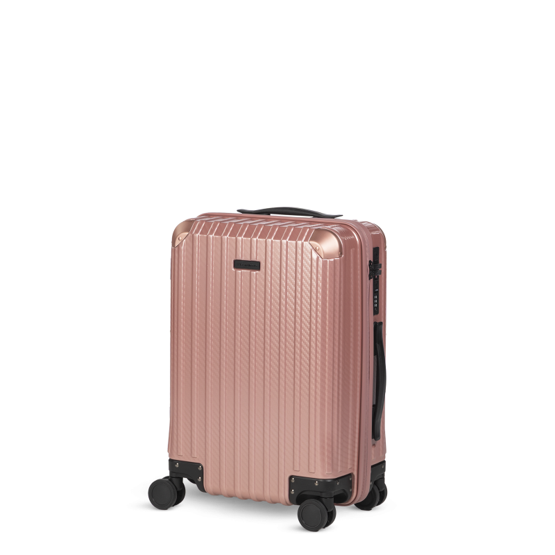 Scandinavia putni kofer sa USB priključkom Voyage Carbon Series, 40 L - rozi