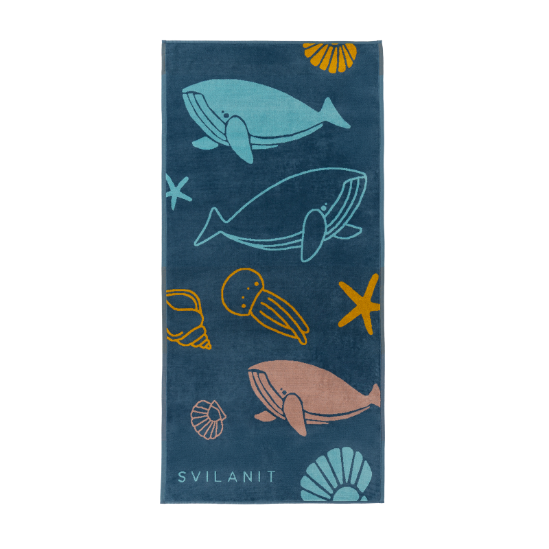 Svilanit premium peškir za plažu Under the Sea, 70 x 150 cm