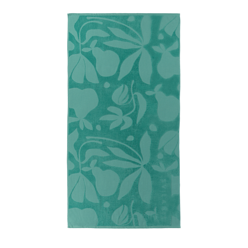 Svilanit premium peškir za plažu Plants, 80 x 160 cm