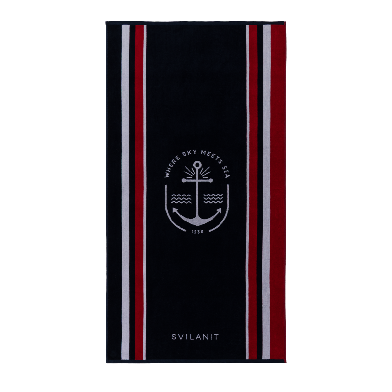Svilanit premium peškir za plažu Anchor, 80 x 160 cm