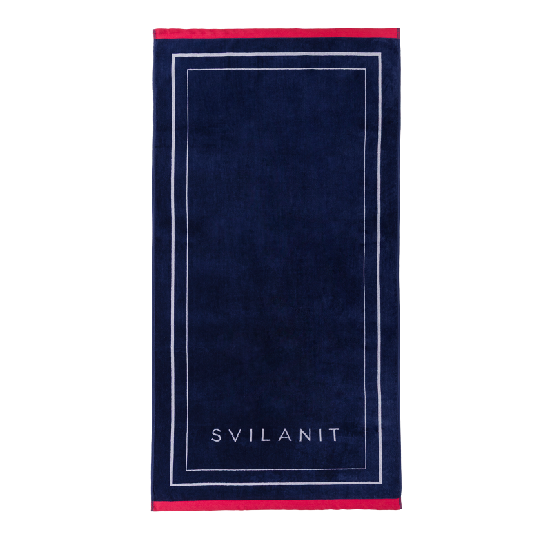 Svilanit premium peškir za plažu Frames, 80 x 160 cm