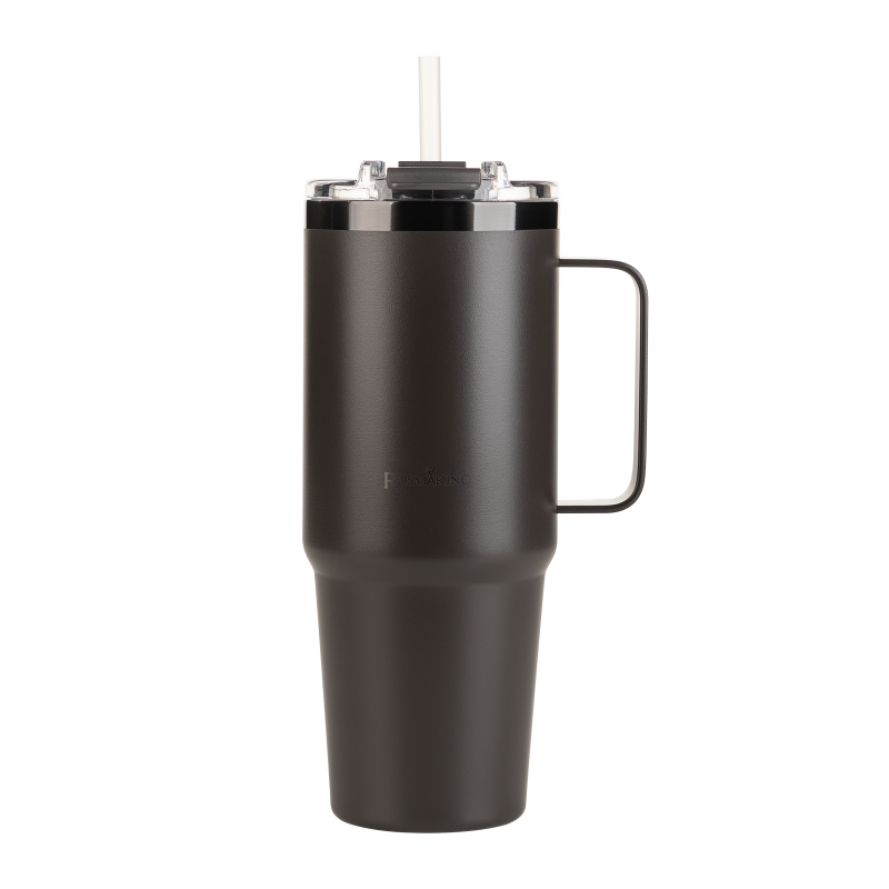 Termos čaša Rosmarino MegaCup Anthracite, 870 ml, siva