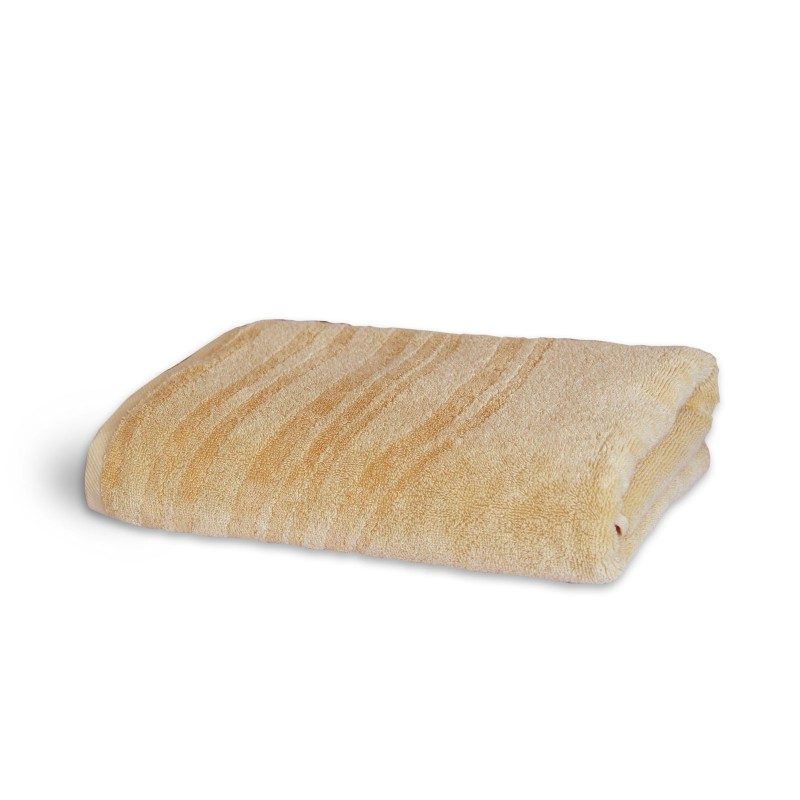 Doživite raskošnu udobnost u svojoj kupaonici! Kvalitetni peškir Bamboo II od kombinacije pamuka i bambusovih vlakana odlikuje mogućnost bolje i veće apsorpcije i brzog sušenja. Zahvaljujući svojoj gustoći i volumenu spada u premium peškire. Krasi fa reljefna struktura po cijeloj površini. Peškir je periv na 60 °C.