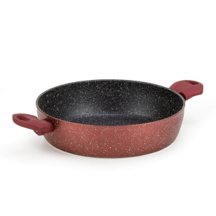 Tava s dvije ručke Rosmarino Lava Stone Grape - 28 cm