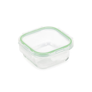 Četvrtasti stakleni pekač sa poklopcem Rosmarino Bake&Go 14,5x14,5x6cm