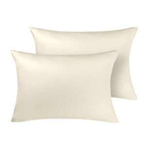 Set od dvije pamučne jastučnice Svilanit Luxe Sateen, bež 