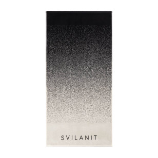Svilanit premium peškir za plažu Ombre Antrazit, 80 x 160 cm
