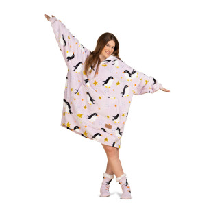 Vitapur hoodie deka Svilanit Winter Pengu + poklon: čarape