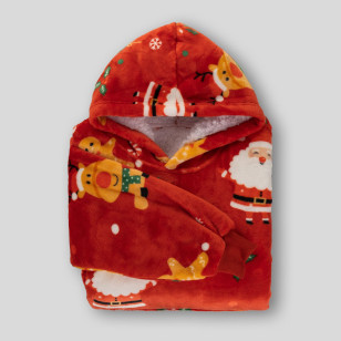 Vitapur dječja hoodie deka Svilanit Xmass Joy + poklon: čarape