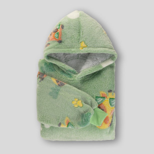Vitapur dječja hoodie deka Svilanit JungleCool + poklon: čarape