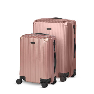 Set kabinskog i velikog kofera Scandinavia Voyage Prestige – 40 L + 60 L, roze