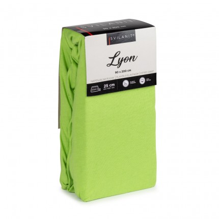 Pamučna plahta sa gumom Vitapur Lyon  - zelena