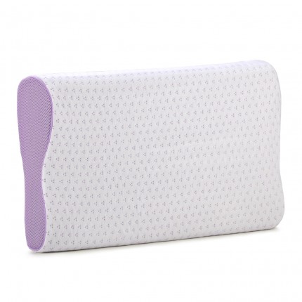 Anatomski jastuk od memorijske pjene Vitapur Lavender Memory - 30x50x7/9 cm