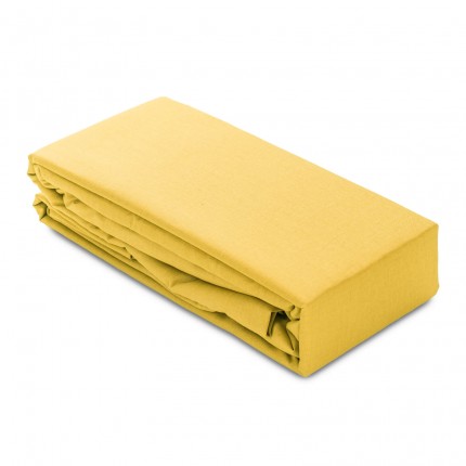 Pamučna elastična plahta/čaršaf Ivonne - žuta