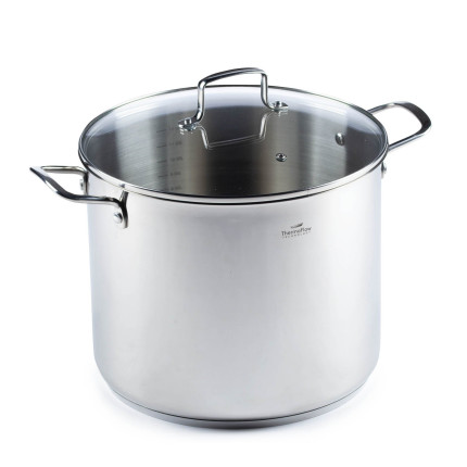 Vitapur čelični lonac Rosmarino Pour&Cook II sa staklenim poklopcem – 14 l, 28 cm