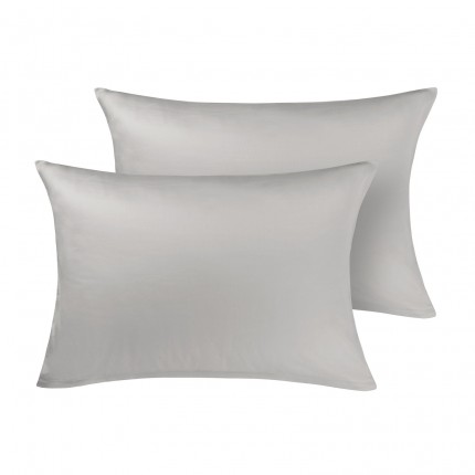 Set od dvije pamučne jastučnice Svilanit Luxe Sateen, siva