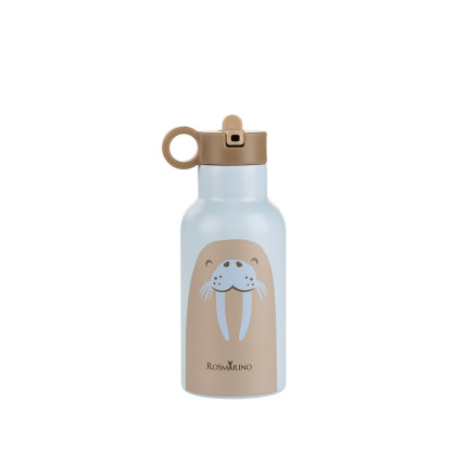 Dječja termos boca Rosmarino Walrus, 350ml, smeđa