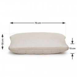 Klasični jastuk Vitapur Family Cannabia Soft sa vlaknima konoplje - 50x70 cm