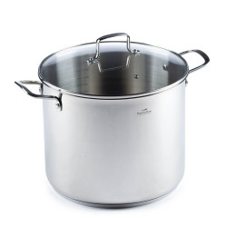 Vitapur čelični lonac Rosmarino Pour&Cook II sa staklenim poklopcem – 14 l, 28 cm