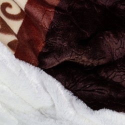 Dekorativni prekrivač Vitapur Beatrice - smeđa