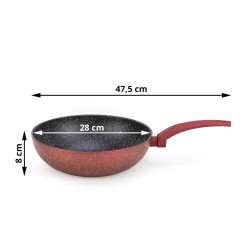 Vok Rosmarino Lava Stone Grape - 28 cm