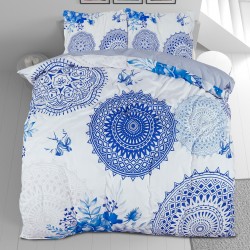 Pamučna posteljina Svilanit Blue Mandala