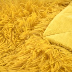 Dekorativni pokrivač Vitapur Fluffy – žuti