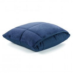 Dekorativni pokrivač/jastuk Vitapur SoftTouch 4u1 - plavi