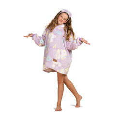 Vitapur dječja hoodie deka Svilanit DreamiCorn + poklon: traka za kosu
