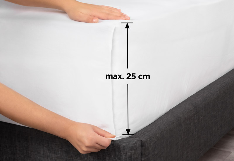 Za više madrace, do 25 cm.