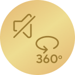 Tihi 360° točkići