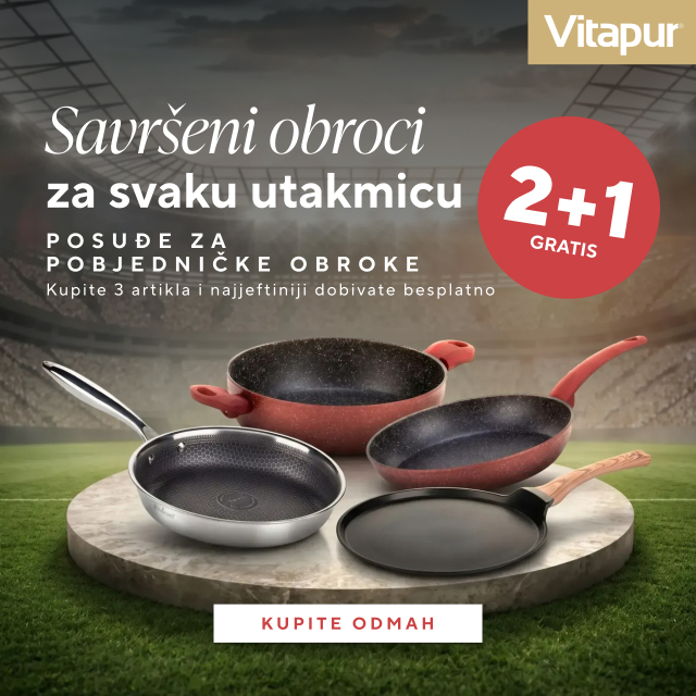 Posude za velike utakmice 2 1 gratis 