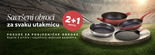 Posude za velike utakmice 2 1 gratis